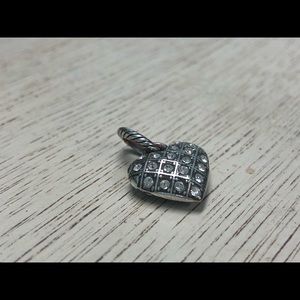 Brighton Diamond Heart Charm